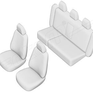 Stoelhoezen Mazda Lantis 1992-1998, set van 5