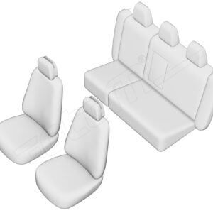 Stoelhoezen Mercedes-Benz E-Klasse 2002-2009, set van 5