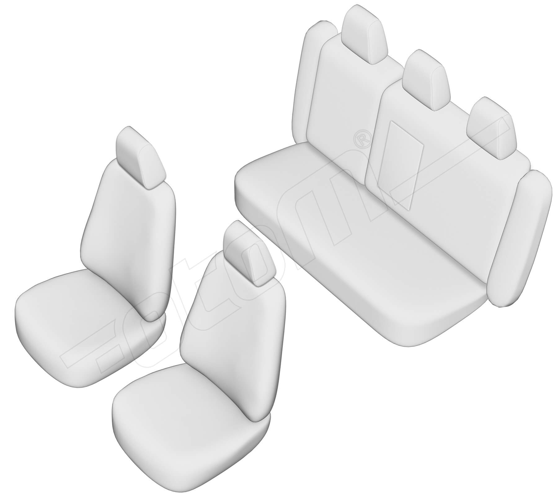 Stoelhoezen Mercedes-Benz C-Klasse 2014-2021, set van 5