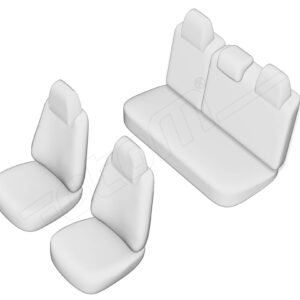 Stoelhoezen Mercedes-Benz CLA 2013-2019, set van 5