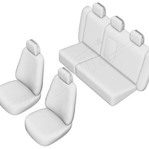 Stoelhoezen Mercedes-Benz C-Klasse 2000-2007, set van 5