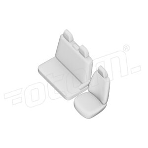Stoelhoezen Mercedes-Benz Vito 2003-2014, set van 3