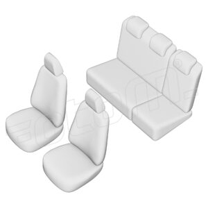 Stoelhoezen Mercedes-Benz B-Klasse 2005-2011, set van 5