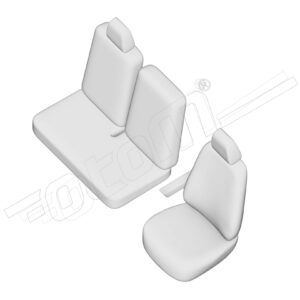 Stoelhoezen Mitsubishi Canter 1990-1997, set van 3
