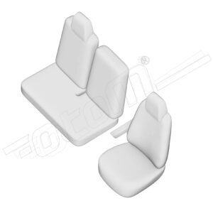 Stoelhoezen Mitsubishi Canter 2016-heden, set van 3