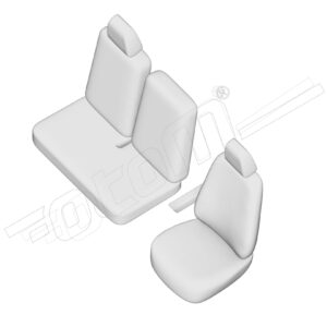 Stoelhoezen Mitsubishi Canter 2016-heden, set van 3