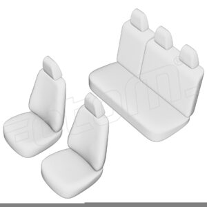 Stoelhoezen Mitsubishi Spacestar 2013-heden, set van 5