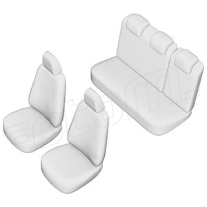 Stoelhoezen Mitsubishi Colt 2004-2008, set van 5