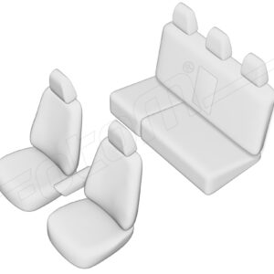 Stoelhoezen Mitsubishi Eclipse Cross 2017-heden, set van 5