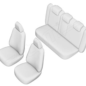 Stoelhoezen Nissan Primera 2003-2008, set van 5