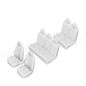 Stoelhoezen Nissan X-Trail 2014-2021, set van 7