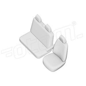 Stoelhoezen Nissan Interstar 2001-2010, set van 3