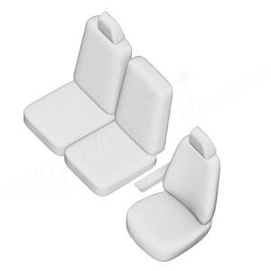 Stoelhoezen Nissan NV400 2011-heden, set van 3