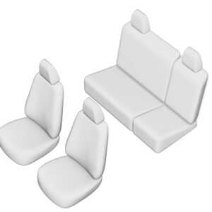 Stoelhoezen Nissan Micra 2019-heden, set van 5