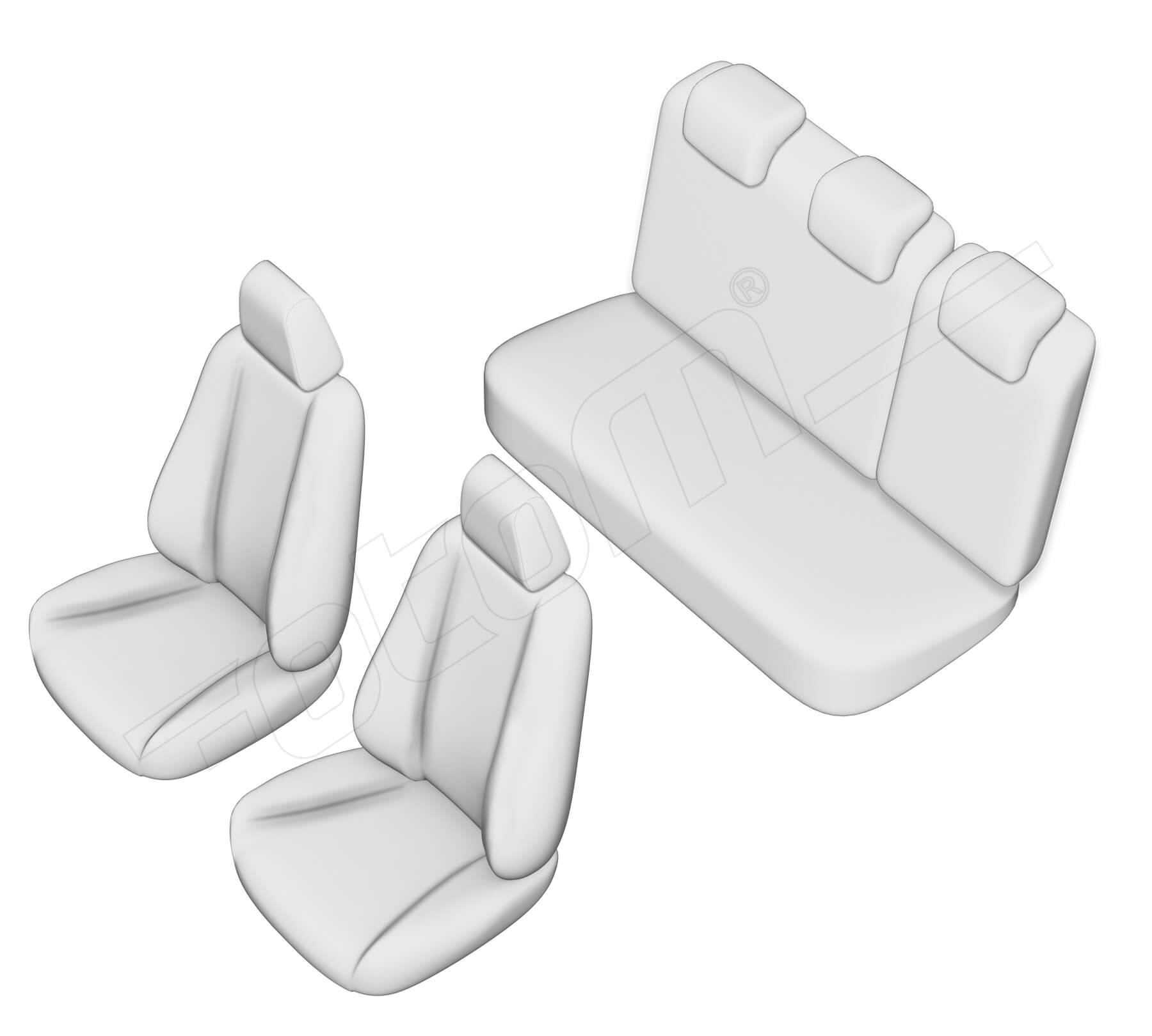 Stoelhoezen Opel Astra 2009-2018, set van 5