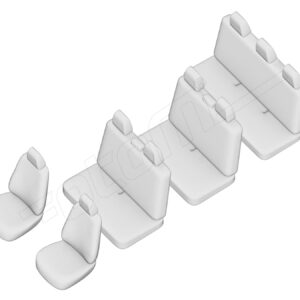 Stoelhoezen Opel Vivaro 2001-2014, set van 9