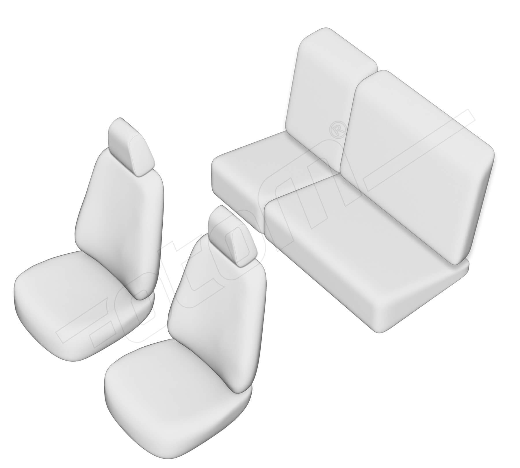 Stoelhoezen Opel Vectra 1988-1995, set van 5