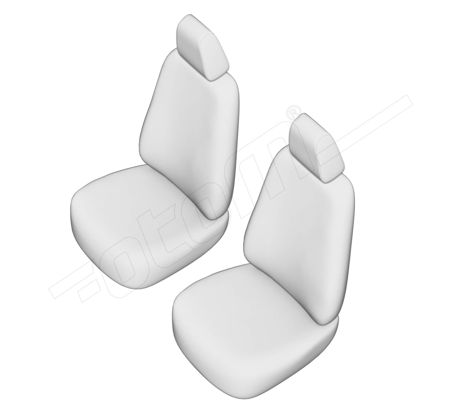 Stoelhoezen Opel Vivaro 2001-2014, set van 2