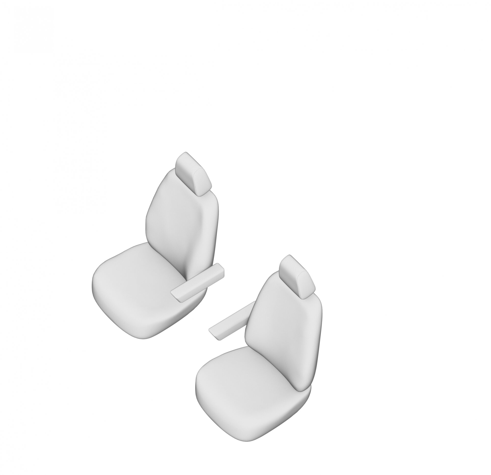 Stoelhoezen Opel Vivaro 2014-2019, set van 2