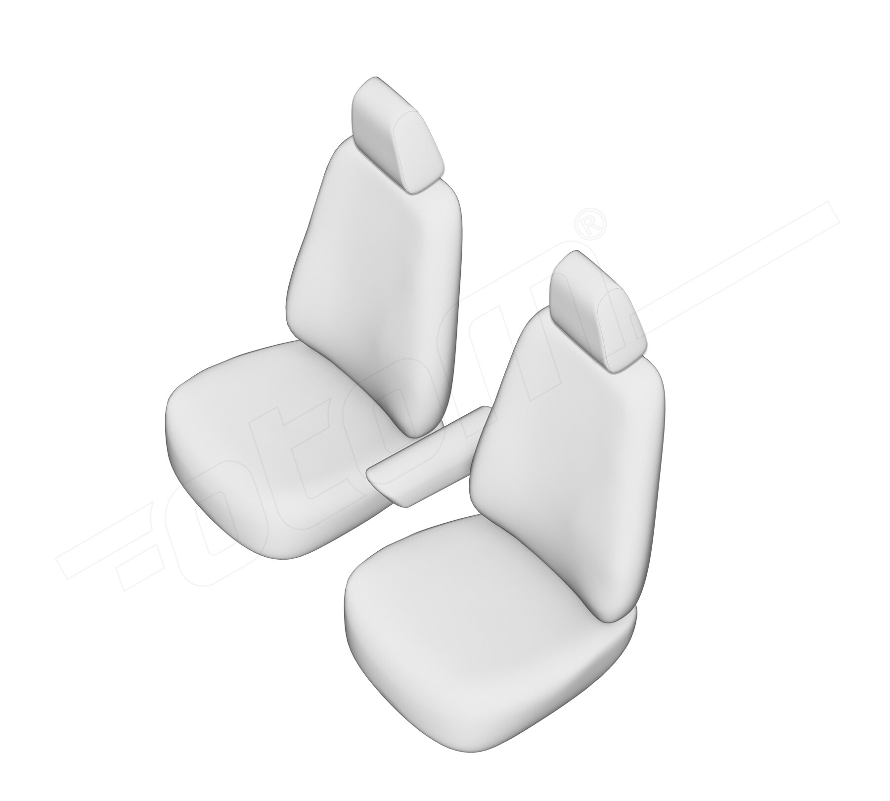 Stoelhoezen Opel Movano 2010-2021, set van 2