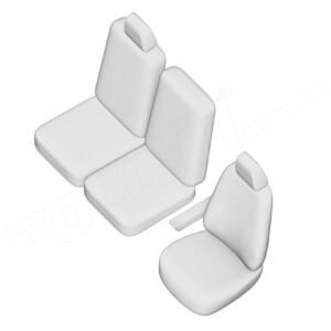 Stoelhoezen Opel Movano 2010-2021, set van 3