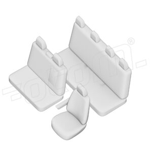 Stoelhoezen Opel Movano 2010-2021, set van 7