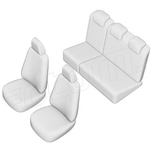 Stoelhoezen Opel Grandland X 2017-heden, set van 5