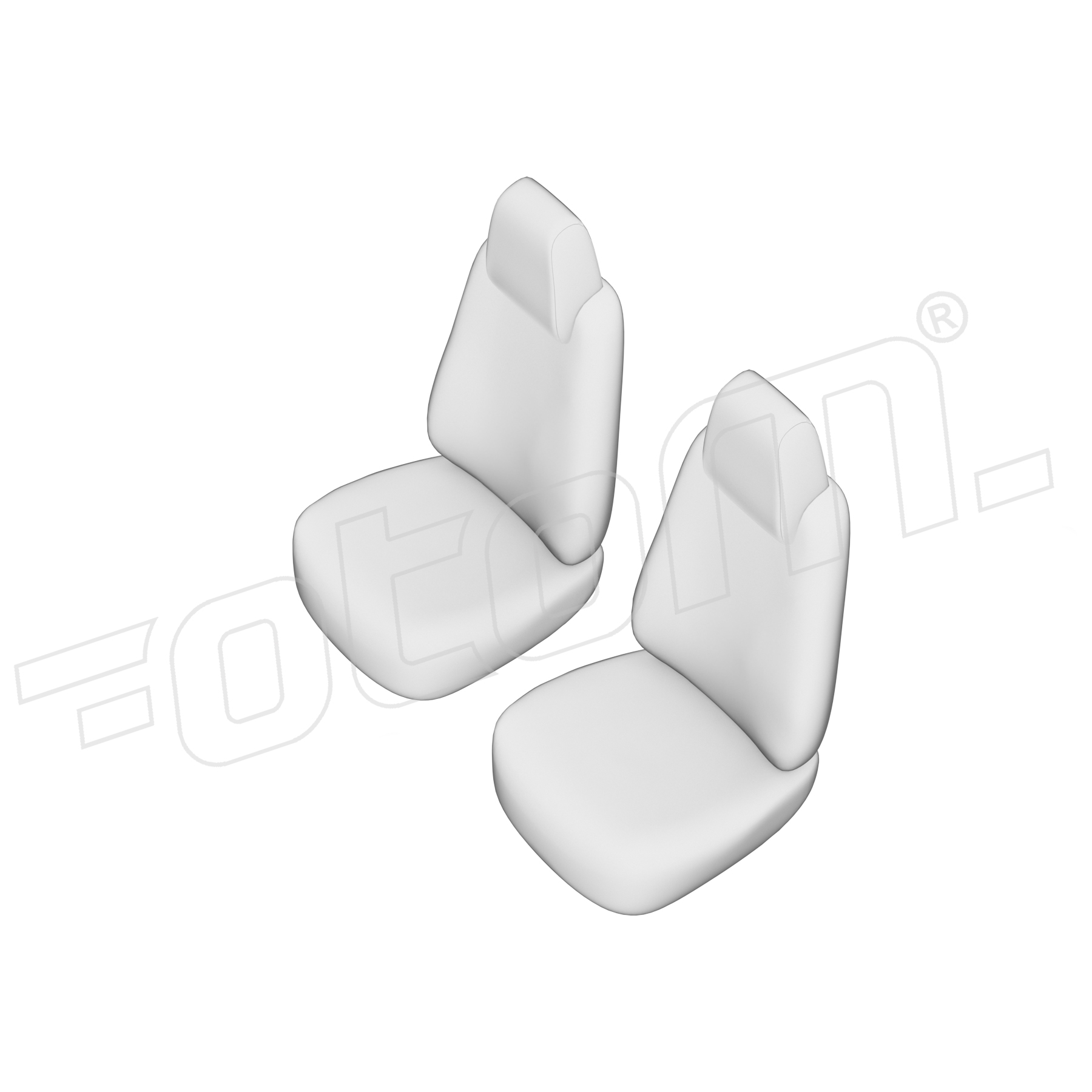 Stoelhoezen Opel Combo 2019-heden, set van 2