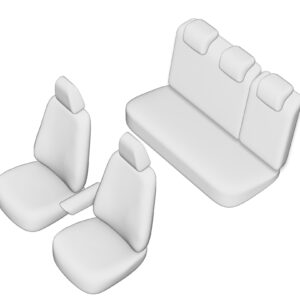 Stoelhoezen Opel Crossland 2021-heden, set van 5