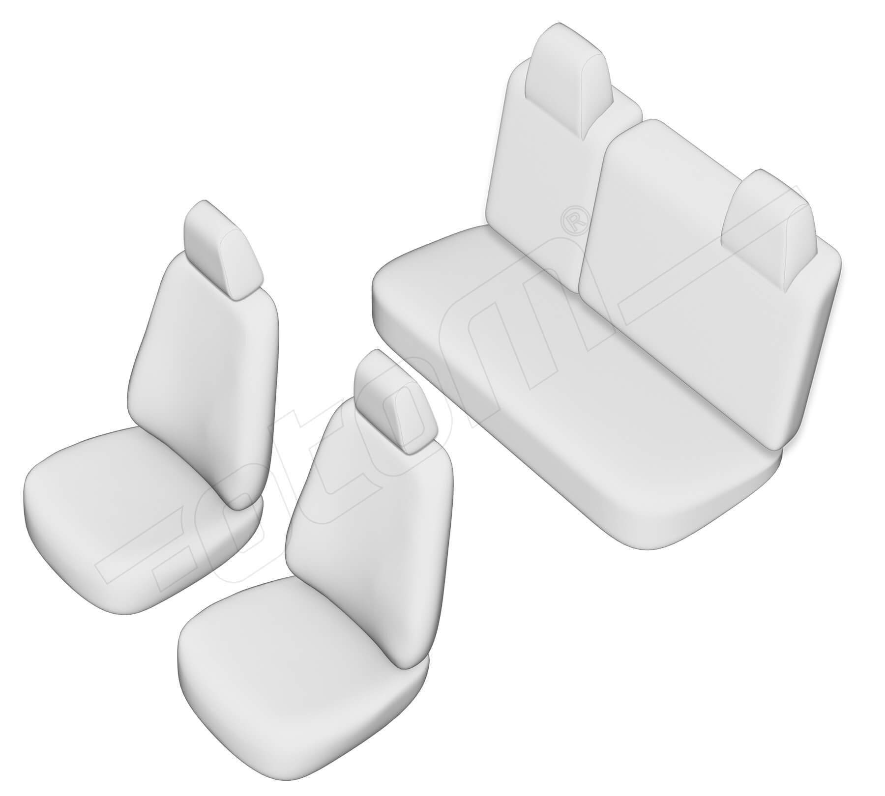 Stoelhoezen Peugeot 301 2012-2017, set van 5