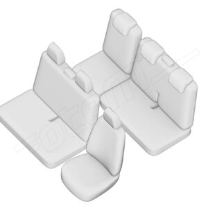 Stoelhoezen Peugeot Expert 2007-2016, set van 6