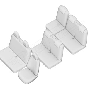 Stoelhoezen Peugeot Expert 2007-2016, set van 8