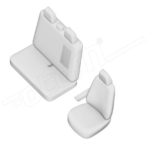 Stoelhoezen Peugeot Boxer 2007-2019, set van 3