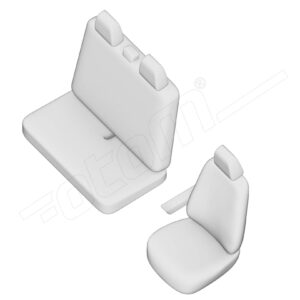 Stoelhoezen Peugeot Boxer 2007-2019, set van 3
