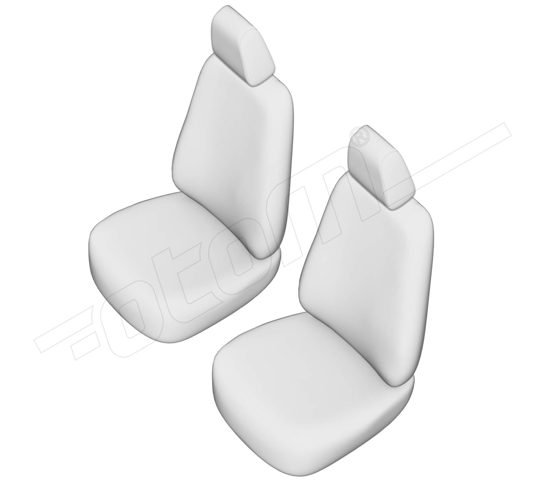 Stoelhoezen Peugeot Expert 2007-2016, set van 2
