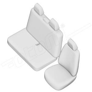 Stoelhoezen Peugeot Expert 2007-2016, set van 3
