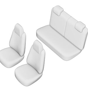 Stoelhoezen Peugeot 108 2014-heden, set van 5