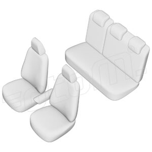 Stoelhoezen Peugeot 2008 2020-heden, set van 5