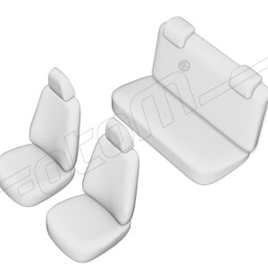 Stoelhoezen Peugeot RCZ 2010-2016, set van 5