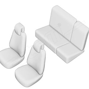 Stoelhoezen Renault Clio 1999-2005, set van 5