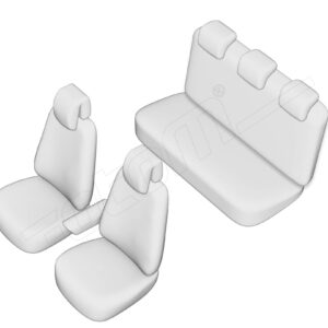 Stoelhoezen Renault Fluence 2009-2016, set van 5