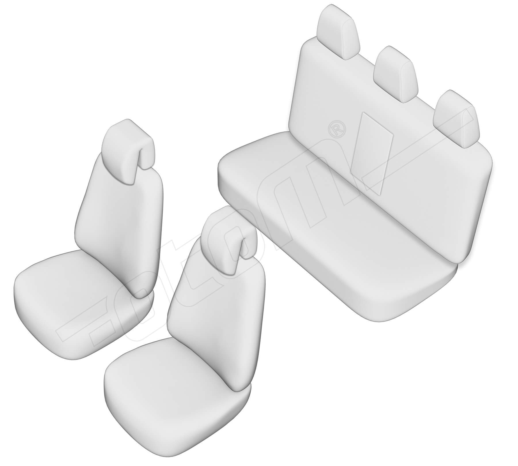 Stoelhoezen Renault Megane 1996-2004, set van 5