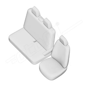 Stoelhoezen Renault Master 1998-2010, set van 3