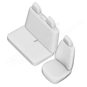Stoelhoezen Renault Trafic 2004-2014, set van 3