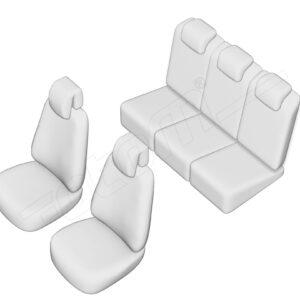 Stoelhoezen Renault Scenic 1997-2003, set van 5