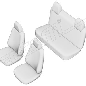 Stoelhoezen Renault Megane 1996-2004, set van 5