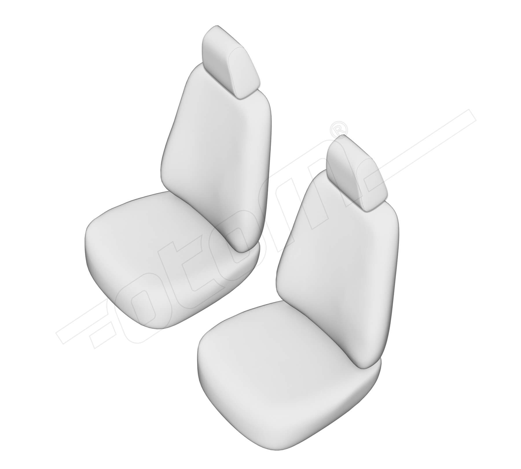 Stoelhoezen Renault Master 1998-2010, set van 2