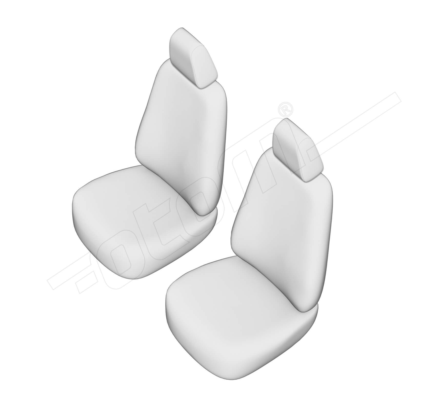 Stoelhoezen Renault Clio 1999-2005, set van 2