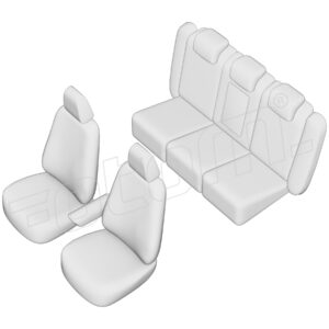 Stoelhoezen Renault Safrane 1993-2001, set van 5