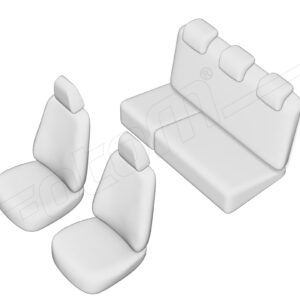 Stoelhoezen Renault Megane E-Tech 2022-heden, set van 5
